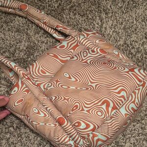 BAGGU Rare Trippy Puffy Mini Tote